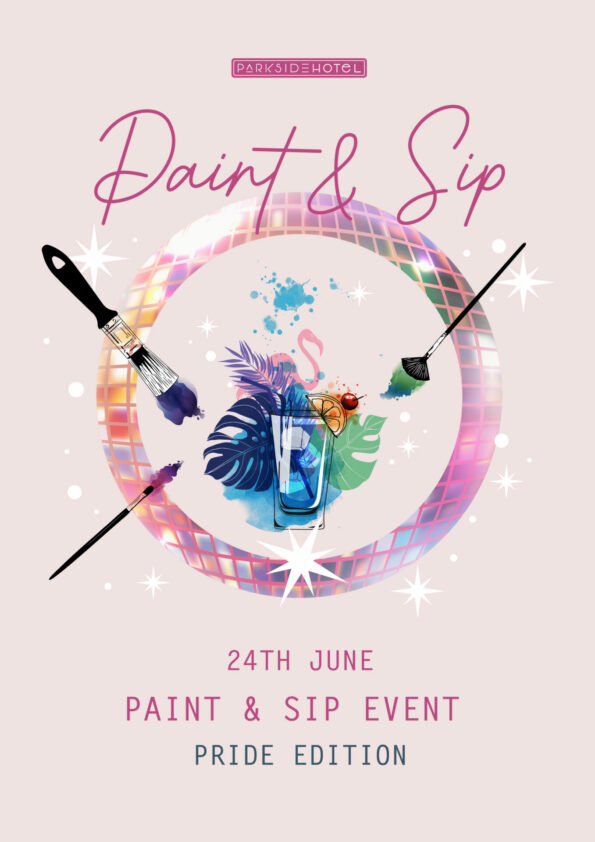 Parkside Hotel Paint and Sip Poster